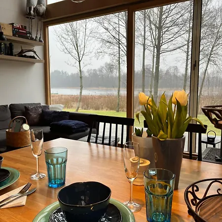 Ferienhaus Niebieski Nad Jeziorem Mazurskie Klimaty Pogobie Tylne