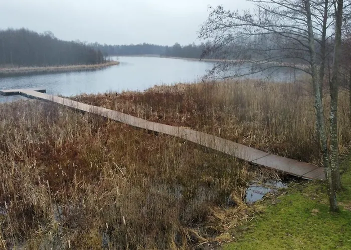 Niebieski Nad Jeziorem Mazurskie Klimaty Dom wakacyjny Pogobie Tylne
