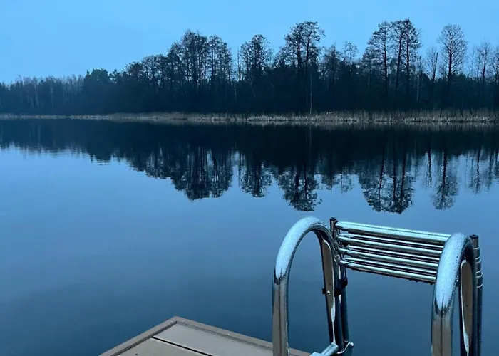 Niebieski Nad Jeziorem Mazurskie Klimaty Dom wakacyjny Pogobie Tylne