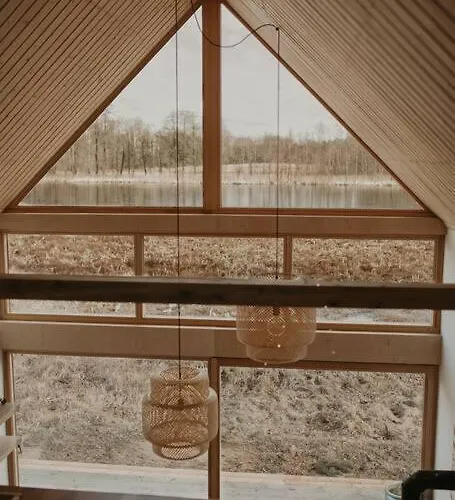 Niebieski Nad Jeziorem Mazurskie Klimaty Dom wakacyjny Pogobie Tylne