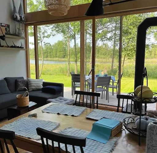 Niebieski Nad Jeziorem Mazurskie Klimaty Dom wakacyjny