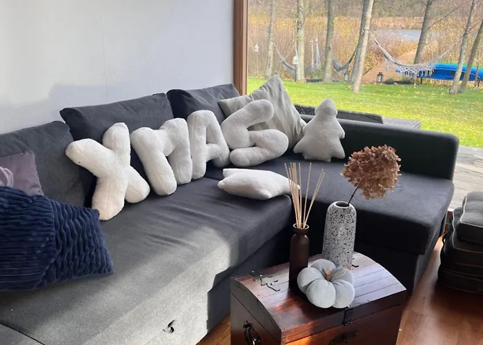 Niebieski Nad Jeziorem Mazurskie Klimaty Dom wakacyjny